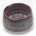 High Quality Red Glaze Ceramic Matcha Bowl